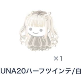 LUNA20ハーフツインテ/白 | ピグパ(ピグパーティ)のアカウントデータ、RMTの販売・買取一覧