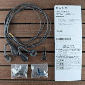 ソニー STH40DJP オープンイヤー インイヤーステレオイヤホン ブラック