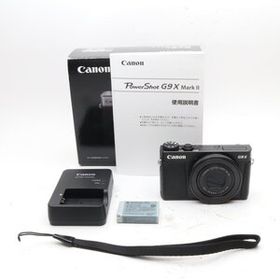 Canon コンパクトデジタルカメラ PowerShot G9 X Mark II ブラック 1.0型センサー/F2.0レンズ/光学3倍ズーム PSG9XMARKIIBK