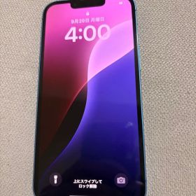 iPhone 13 ブルー 128GB 本体 箱・ケーブル付 SIMフリー