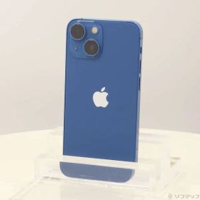〔中古品〕 iPhone13 mini 128GB ブルー MLJH3J／A SIMフリー【349】