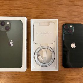 美品 Apple iPhone 13 mini グリーン 本体