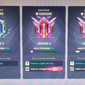 スタジアム レジェンド垢（ダメージ、サポート） | オーバーウォッチ2(OW2)のアカウントデータ、RMTの販売・買取一覧