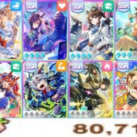 初期 💎ジュエル8万 サポ完凸4種可🌈虹の結晶1個 | ウマ娘のアカウントデータ、RMTの販売・買取一覧