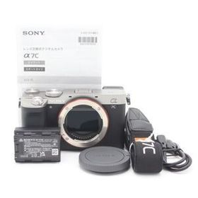ショット数14828！■美品■ SONY フルサイズ ミラーレス一眼カメラ α7C ボディ シルバー ILCE-7C S ♯87014