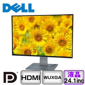 DELL U2415 HDMI DisplayPort USB 24.1インチ ノングレア 1920x1200 首回転 中古 液晶 ディスプレイ Bランク