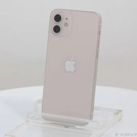 〔中古品〕 iPhone12 64GB ホワイト MGHP3J／A SIMフリー【344】