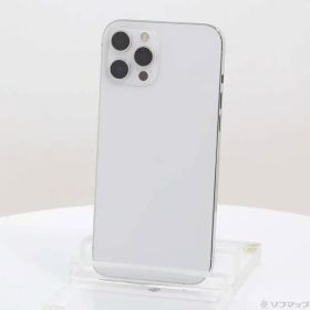 〔中古品〕 iPhone12 Pro Max 256GB シルバー MGD03J／A SIMフリー【349】