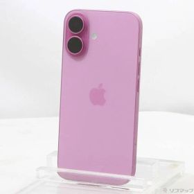 〔中古品〕 iPhone16 128GB ピンク MYDT3J／A SIMフリー【348】