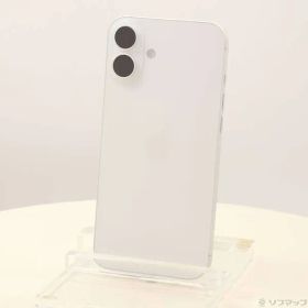 〔中古品〕 iPhone16 Plus 256GB ホワイト MXVH3J／A SIMフリー【348】