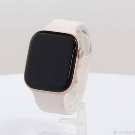 〔中古〕Apple(アップル) Apple Watch Series 10 GPS 46mm ローズゴールドアルミニウムケース ライトブラッシュスポーツバンド〔198-ud〕