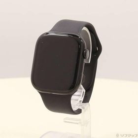 〔中古〕Apple(アップル) Apple Watch Series 10 GPS 46mm ジェットブラックアルミニウムケース ブラックスポーツバンド〔198-ud〕