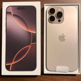 iPhone16 ProMaxデザートチタニウム本体256GB