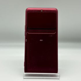 BASIO3 SIMロック解除済み au 32GB スマートフォン レッド 京セラ