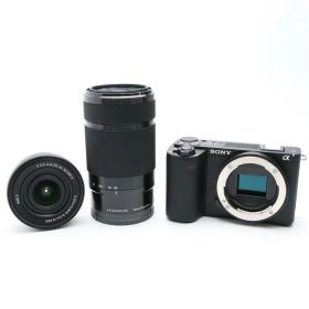 【中古】 《新同品》 SONY VLOGCAM ZV-E10 II ダブルズームレンズキット ZV-E10M2X B ブラック [ デジタルカメラ ]