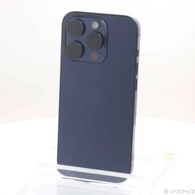 〔中古品〕 iPhone15 Pro 256GB ブルーチタニウム MTUG3J／A SIMフリー【196】