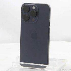 〔中古品〕 iPhone15 Pro 128GB ブルーチタニウム MTUA3J／A SIMフリー【348】