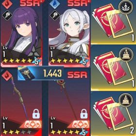 未進行 一般チケット1440‼️石55000【フェルン完凸 .フリーレン武器完凸あり‼️】 | 俺アラ(俺だけレベルアップな件：ARISE)のアカウントデータ、RMTの販売・買取一覧