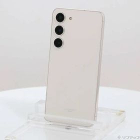 〔中古品〕 Galaxy S23 256GB クリーム SCG19 au SIMフリー【344】
