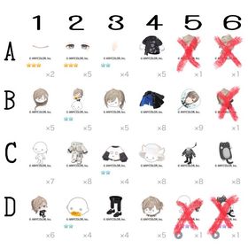 叶コラボガチャ🌟 | ピグパ(ピグパーティ)のアイテム、RMTの販売・買取一覧