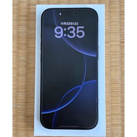 iPhone 16pro 128G ブラックチタニウム(スマートフォン本体)