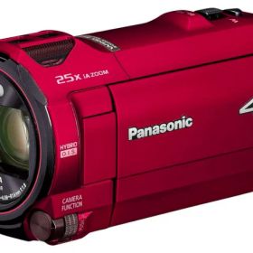 【中古】【1ヶ月保証】 ビデオカメラ パナソニック Panasonic 4Kビデオカメラ VX992M 64GB 光学20倍ズーム アーバンレッド HC-VX992M-R SDカード付き