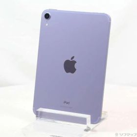 〔中古品〕 iPad mini 第6世代 256GB パープル MK8K3J／A docomoロック解除SIMフリー【377】