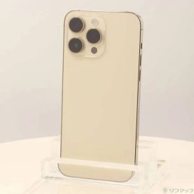 〔中古品〕 iPhone14 Pro Max 256GB ゴールド MQ9D3J／A SIMフリー【348】