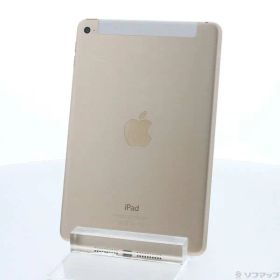 〔中古品〕 iPad mini 4 128GB ゴールド MK782J／A SIMフリー【262】