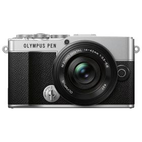 【納期約2週間かかります】 OLYMPUS オリンパス PEN E-P7 14-42mm EZ レンズキット（シルバー） ミラーレス一眼カメラ スナップ撮影に最適