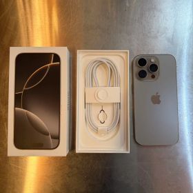 【美品】iPhone 16 pro 256gb ナチュラルチタニウムSIMフリー