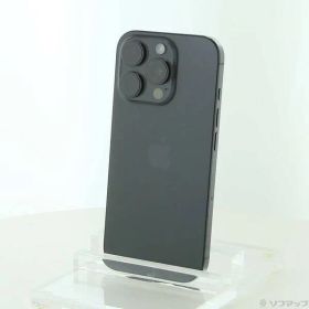 〔中古品〕 iPhone16 Pro 128GB ブラックチタニウム MYMV3J／A SIMフリー【198】