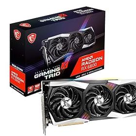 【中古】MSI Radeon RX 6800 GAMING X TRIO 16G グラフィックスボード VD7459