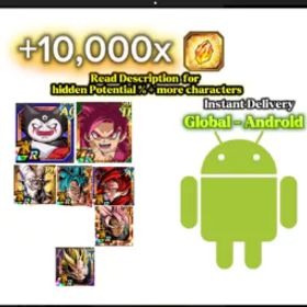 海外 - IOS |10,000+ストーンズと新ゴマ+SSJ4ダイマ 孫悟空 |即時配達