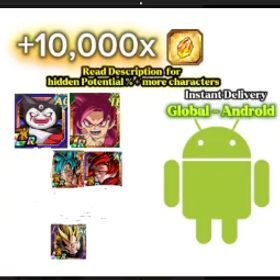 海外 - アンドロイド |10,000+ストーンズと新ゴマ+SSJ4ダイマ 孫悟空 |即時配達