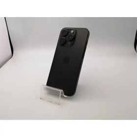 【中古】Apple SoftBank 【SIMフリー】 iPhone 15 Pro 128GB ブラックチタニウム MTU73J/A【大阪堂島】保証期間1ヶ月【ランクB】