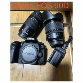 キヤノン(Canon)のデジタル一眼レフカメラ Canon EOS 90D標準&望遠ダブルレンズセット(デジタル一眼)