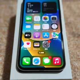【美品】Apple iPhone X 256GB シルバー