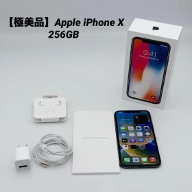 【極美品】Apple iPhone X 256GB MQC12J/A フルセット