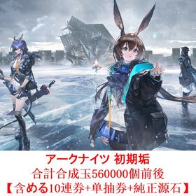 初期垢 合計合成玉560000個【含める10連券+純正源石】 | アークナイツのアカウントデータ、RMTの販売・買取一覧