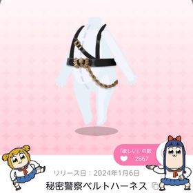 秘密警察ベルトハーネス 双子分 | ポケコロツイン(ポケツイ)のアカウントデータ、RMTの販売・買取一覧