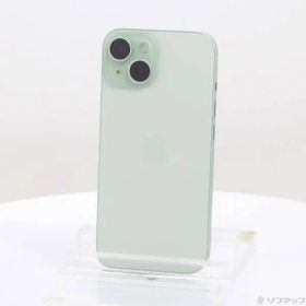 〔中古品〕 iPhone15 128GB グリーン MTMM3J／A SIMフリー【196】
