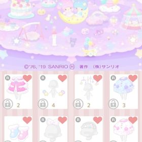 【100円～】キキとララのバースデー2019 ファッション | ハロスイ(ハロースイートデイズ)のアカウントデータ、RMTの販売・買取一覧