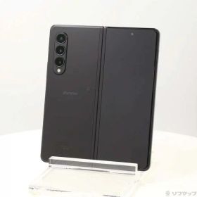 【中古】SAMSUNG(サムスン) Galaxy Z Fold3 5G 256GB ファントムブラック SC-55B docomo SIMフリー 【258-ud】