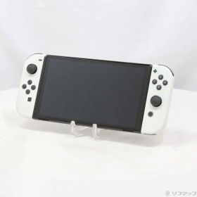 【中古】Nintendo(任天堂) Nintendo Switch 有機ELモデル Joy-Con(L)／(R) ホワイト 【276-ud】