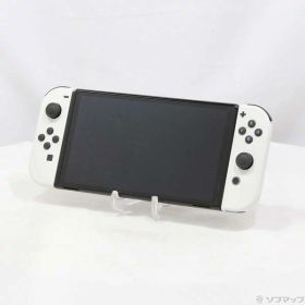 【中古】Nintendo(任天堂) Nintendo Switch 有機ELモデル Joy-Con(L)／(R) ホワイト 【276-ud】