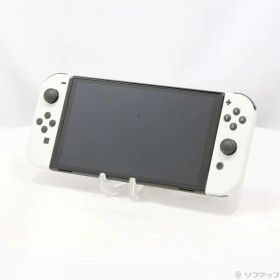【中古】Nintendo(任天堂) Nintendo Switch 有機ELモデル Joy-Con(L)／(R) ホワイト 【276-ud】