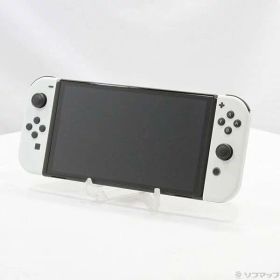 【中古】Nintendo(任天堂) Nintendo Switch 有機ELモデル Joy-Con(L)／(R) ホワイト 【295-ud】