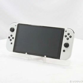 【中古】Nintendo(任天堂) Nintendo Switch 有機ELモデル Joy-Con(L)／(R) ホワイト 【295-ud】