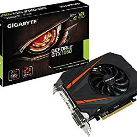 【中古】 Gigabyte GeForce GTX 1060 Mini ITX OC 6GB GDDR5 グラフィックスカード (GV-N1060IXOC-6GD)